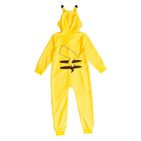 Costum Pokemon Pikachu cu gluga pentru copii - KidMania.ro [3]