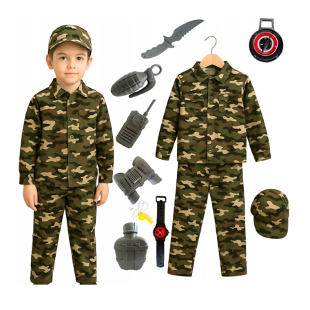 Costum soldat KidMania® cu accesorii pentru copii - KidMania.ro [1]