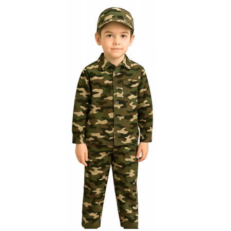 Costume Meserii - Costum soldat KidMania® cu accesorii pentru copii - KidMania.ro