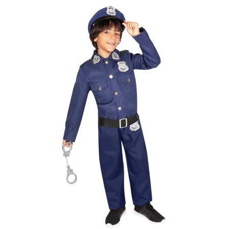 Costume Meserii - Costum politist KidMania® cu sapca si catuse pentru baieti - KidMania.ro
