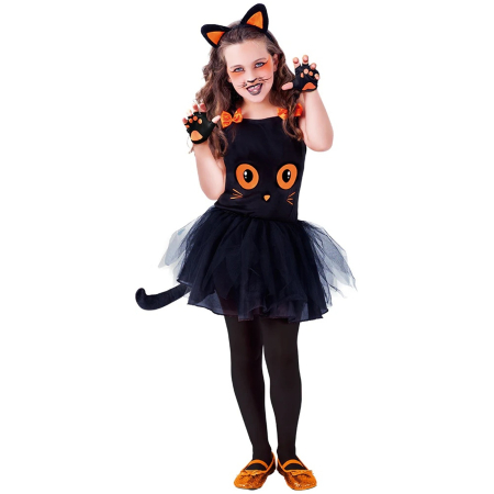 Costume pentru Fete - Costum pisica neagra KidMania® pentru fete - KidMania.ro