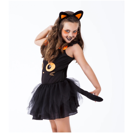 Costum pisica neagra KidMania® pentru fete - KidMania.ro [1]