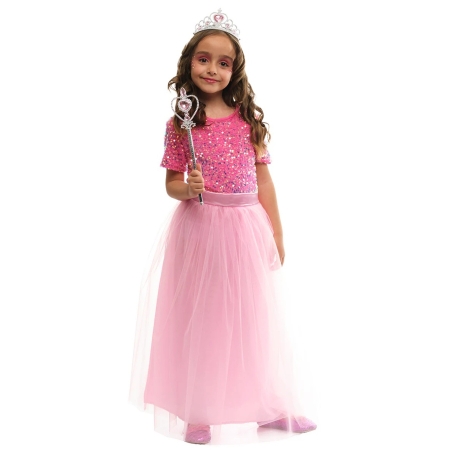 Costum printesa Rosa KidMania® pentru fete - KidMania.ro