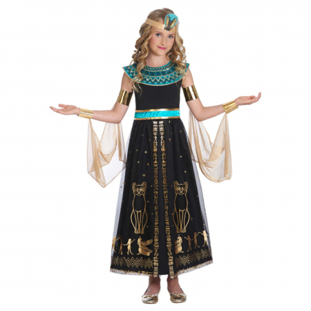 Costume Printese - Costum regina egipteana Cleopatra KidMania® pentru fete - KidMania.ro
