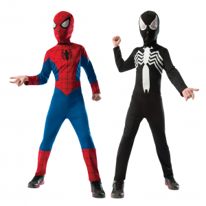 Costum reversibil 2 in 1 Marvel Spiderman Ultimate, M,  5 - 7 ani [0]