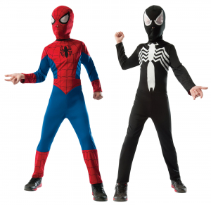Costum reversibil 2 in 1 Marvel Spiderman Ultimate, S,  3 - 4 ani [0]
