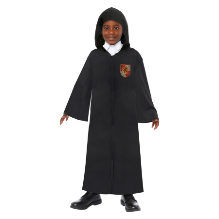 Costume pentru Fete - Costum Roba Harry Potter cu 4 insigne ale caselor de la Hogwarts pentru copii - KidMania.ro