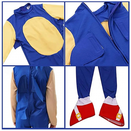 Costum Sonic KidMania® cu accesorii pentru copii - KidMania.ro [4]