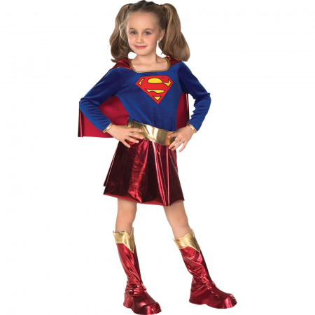 Costum Supergirl Deluxe pentru fete [0]