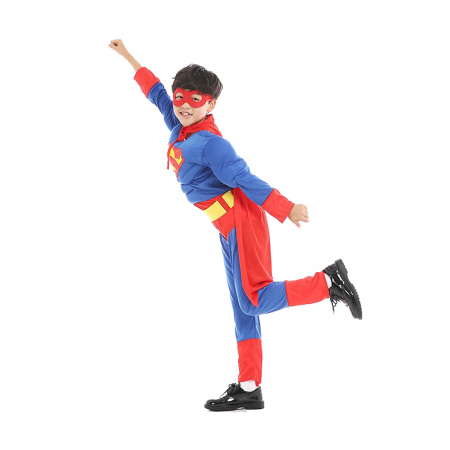 Costum cu muschi Superman pentru baieti [3]