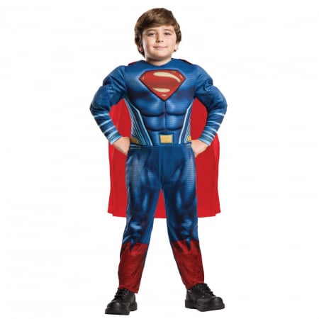 Costume Carnaval - Costum Superman Deluxe Justice League pentru baieti
