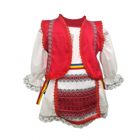Costume Carnaval - Costum traditional Maria zona Muntenia pentru fete - Kidmania.ro