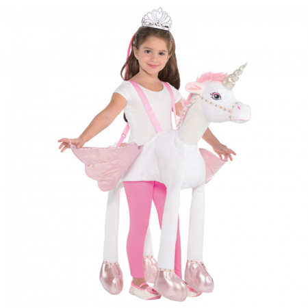 Costume Unicorn - Costum unicorn Ride-on KidMania® cu sunete si lumini pentru fete - KidMania.ro