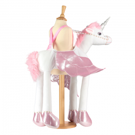 Costum unicorn Ride-on KidMania® cu sunete si lumini pentru fete - KidMania.ro [1]