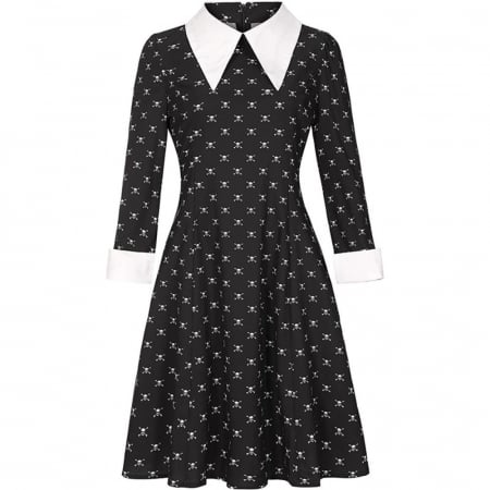 Costume pentru Fete - Costum Wednesday Cosplay pentru fete - Kidmania.ro