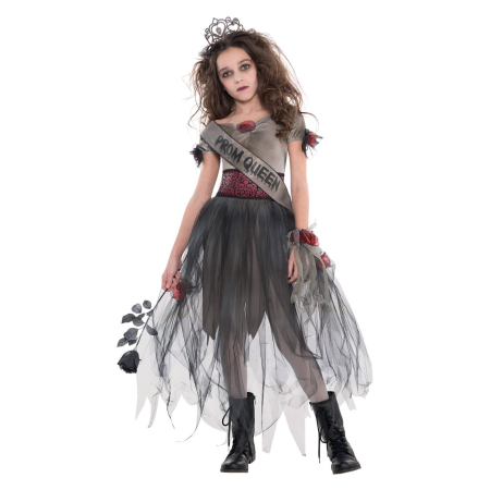 Costume Carnaval Copii - Costum Zombie Prom Queen KidMania® pentru fete - KidMania.ro