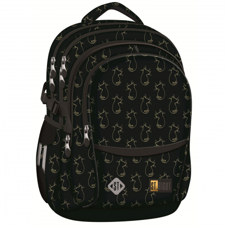 Ghiozdan ST.Right, colectia Cats, BP01, impermeabil, 43x32x21 cm - KidMania.ro [0]