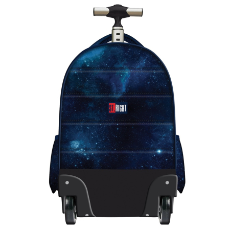 Ghiozdan Troler ST.Right, colectia Blue Earth View, TB01, roti silicon, 44x32x25 cm - KidMania.ro [1]
