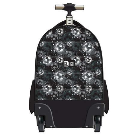 Ghiozdan Troler ST.Right, colectia Silver Goal, TB01, roti silicon, 44x32x25 cm - KidMania.ro [1]