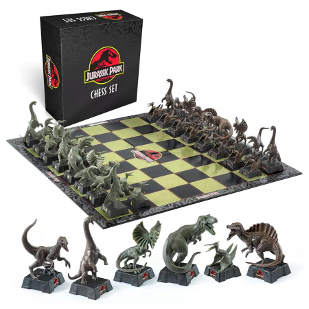 Jocuri de Sah si Table - Joc sah Jurassic Park, 45x45 cm - KidMania.ro