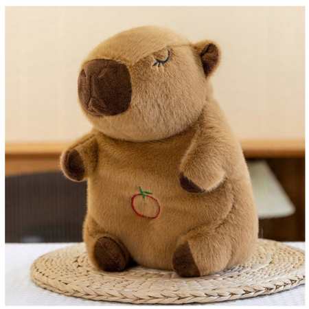 Jucarie de plus Capibara KidMania® cu functie de respiratie, melodii si lumina pentru copii, 25 cm, maro - KidMania.ro [4]
