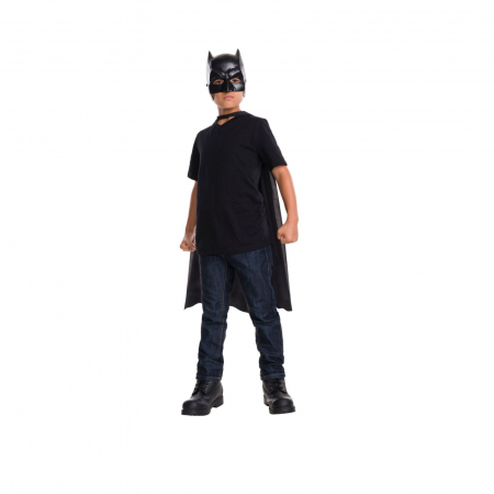 Masti Supereroi - Masca Batman, PVC, cu pelerina, Batman vs Superman, negru