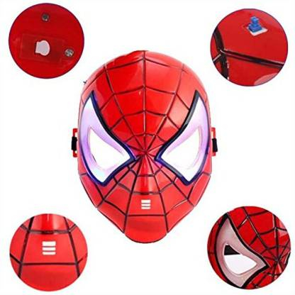 Masca Spiderman cu lumini pentru copii, 20 cm [2]