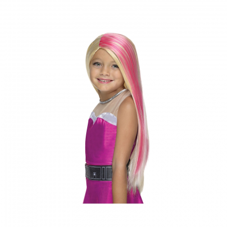 Peruci - Peruca Barbie Sparkle Wig pentru fete - KidMania.ro