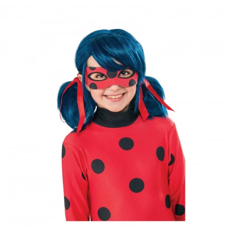 Peruci - Peruca Buburuza Miraculoasa Ladybug pentru fete - Kidmania.ro