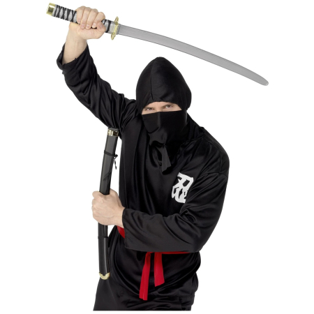 Sabie pentru copii Ninja, plastic, negru - KidMania [1]