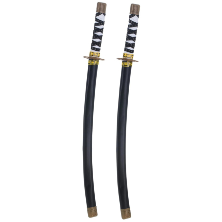 Scuturi si arme de jucarie - Set 2 sabii ninja KidMania® pentru copii - KidMania.ro