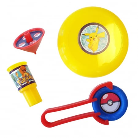 Invitatii pentru petrecere - Set 24 accesorii petrecere Pikachu pentru copii - Pokemon - Kidmania.ro