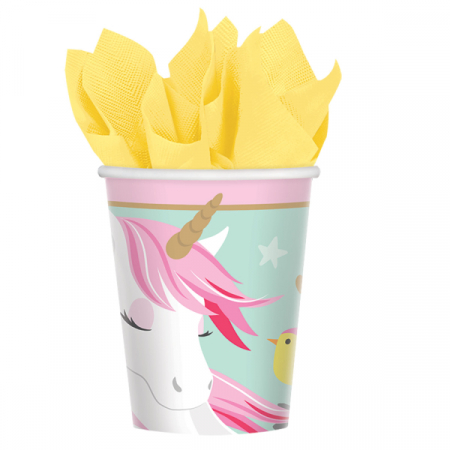 Tematici de Top - Set 8 pahare Unicorn Magic - 250 ml