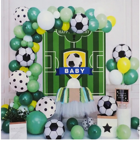Arcade Baloane - Set baloane arcada Football, verde