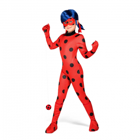 Costume pentru Fete - Set costum Buburuza Miraculoasa Deluxe cu accesorii pentru fete, Ladybug - KidMania.ro