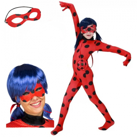 Set costum Buburuza Miraculoasa, Ladybug, cu accesorii pentru copii - KidMania.ro [1]