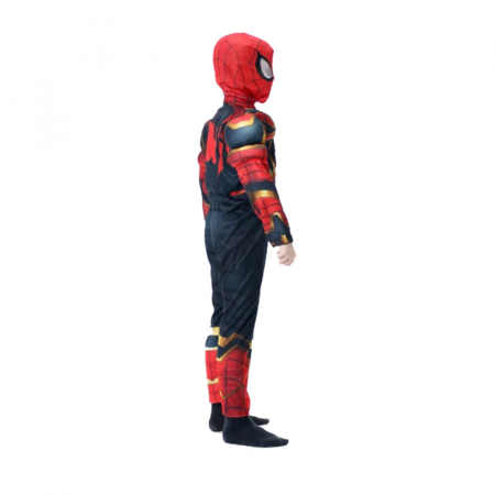 Set costum Iron Spiderman  cu muschi si figurina cu sunete pentru baieti [1]