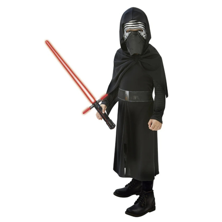 Costume pentru Halloween - Set costum Kylo Ren cu sabie laser si masca pentru copii - Star Wars - KidMania.ro