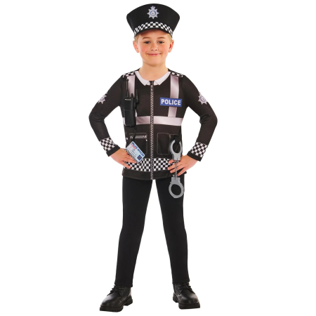 Costume pentru Halloween - Set costum politist KidMania® cu accesorii pentru copii - KidMania.ro