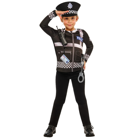 Set costum politist KidMania® cu accesorii pentru copii - KidMania.ro [3]
