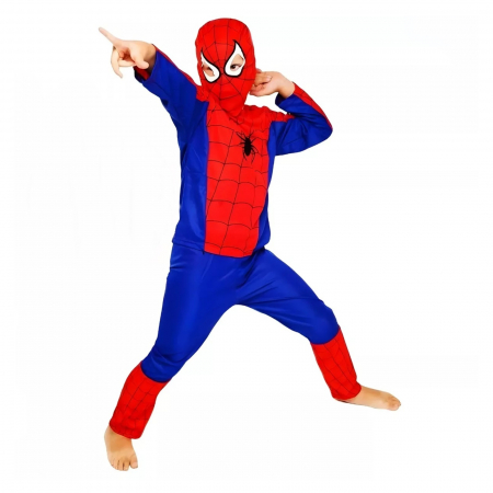 Set costum Spiderman KidMania® si lansator cu ventuze din burete pentru copii - KidMania.ro [1]