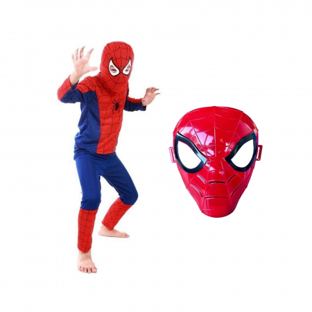 Costume Supereroi - Set costum Spiderman KidMania® si masca pentru copii - KidMania.ro