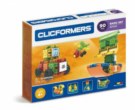 Set de construit Clicformers-Basic 90 piese [0]