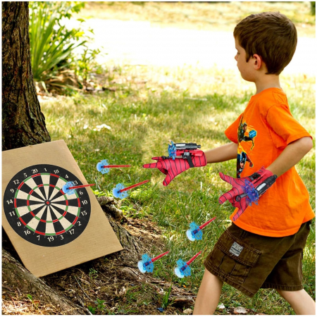 Set doua manusi lansator Spiderman cu ventuze KidMania® pentru copii - KidMania.ro [5]