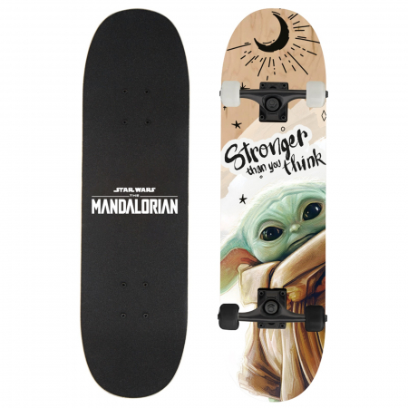 Skateboard din lemn D100 Grogu, Star Wars - KidMania.ro [0]