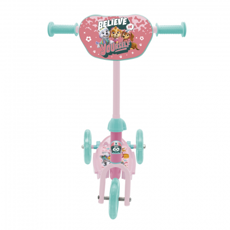 Trotineta cu 3 roti Paw Patrol, Everest, Skye si Zuma, Disney, 2+, roz, pentru fete - KidMania.ro [1]