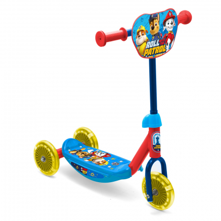 Trotineta cu 3 roti Paw Patrol, Rubble, Chase si Marshall, Disney, 2+, albastru, pentru baieti - KidMania.ro [0]