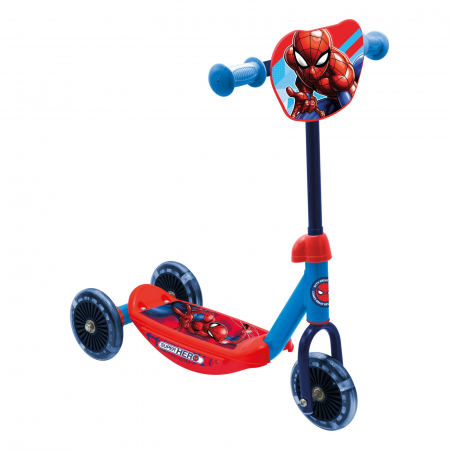 Trotineta cu 3 roti Spiderman, Marvel, 2+, albastru, pentru copii - KidMania.ro [0]
