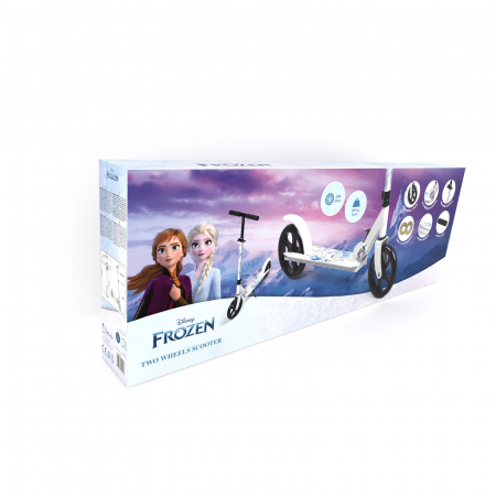 Trotineta pliabila cu 2 roti Frozen, Disney, 7+, alb, pentru copii - KidMania.ro [5]