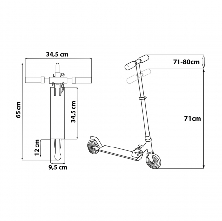 Trotineta pliabila cu 2 roti Minnie Mouse, Disney, 6+, roz, pentru copii - KidMania.ro [3]